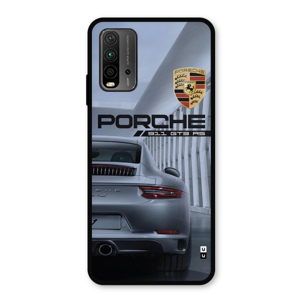 Classy Supercar Metal Back Case for Redmi 9 Power