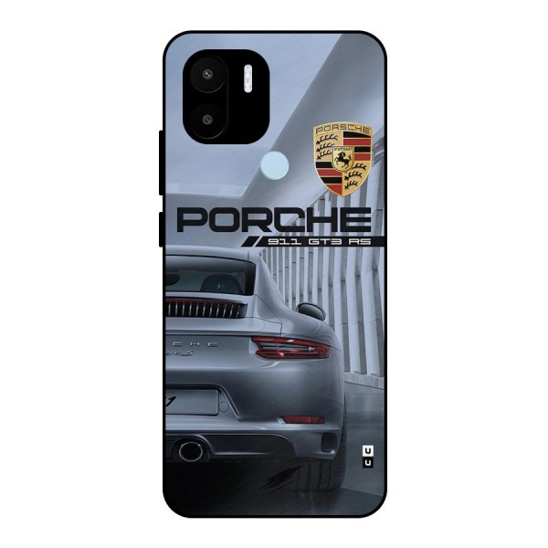 Classy Supercar Metal Back Case for Redmi A1 Plus