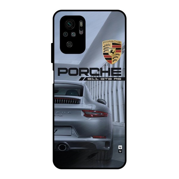 Classy Supercar Metal Back Case for Redmi Note 10