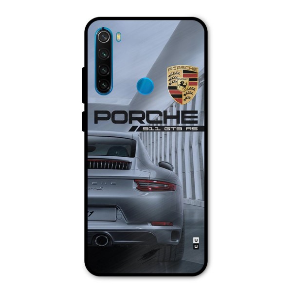 Classy Supercar Metal Back Case for Redmi Note 8