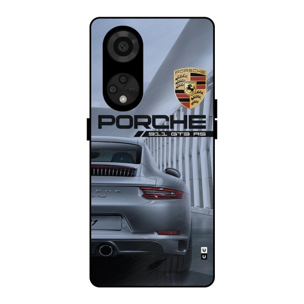 Classy Supercar Metal Back Case for Reno8 T 5G