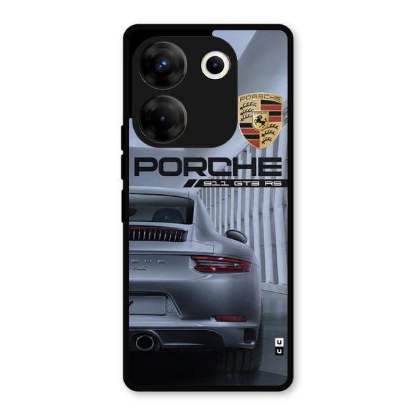 Classy Supercar Metal Back Case for Tecno Camon 20