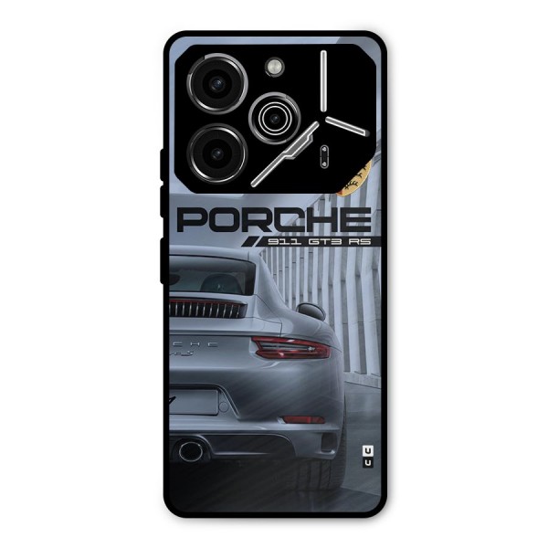 Classy Supercar Metal Back Case for Tecno Pova 6 Pro