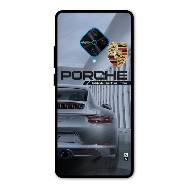 Classy Supercar Metal Back Case for Vivo S1 Pro