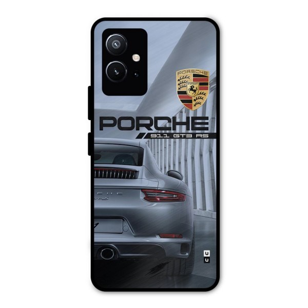 Classy Supercar Metal Back Case for Vivo T1 5G