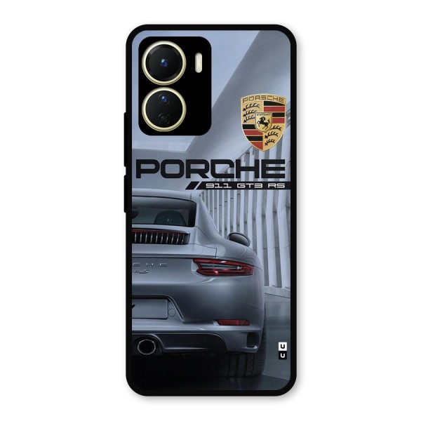 Classy Supercar Metal Back Case for Vivo T2x