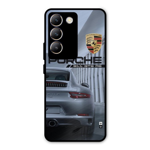 Classy Supercar Metal Back Case for Vivo T3 5G