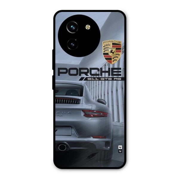 Classy Supercar Metal Back Case for Vivo T3x