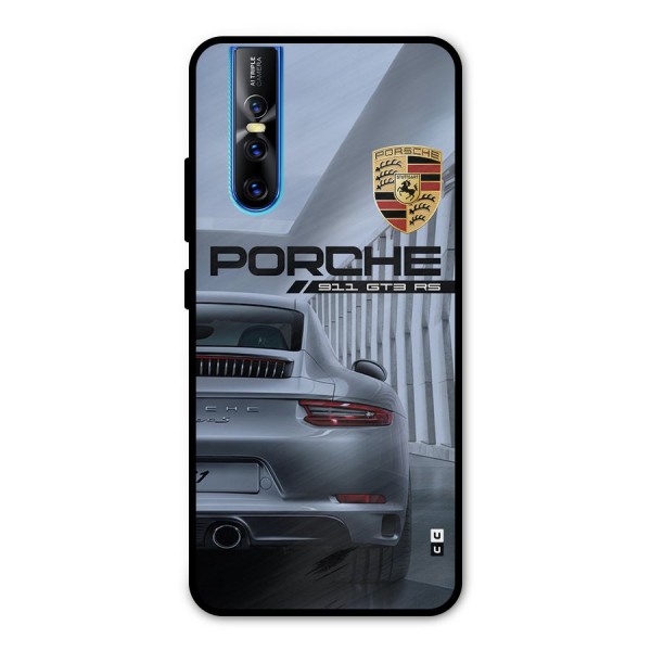 Classy Supercar Metal Back Case for Vivo V15 Pro