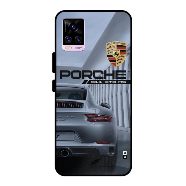 Classy Supercar Metal Back Case for Vivo V20 Pro