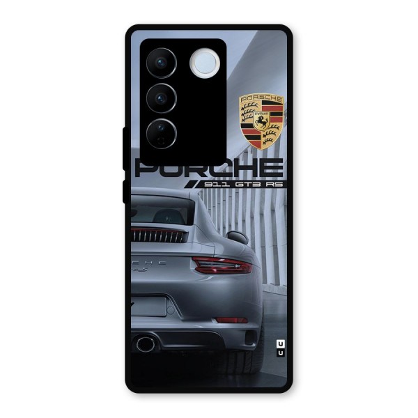 Classy Supercar Metal Back Case for Vivo V27