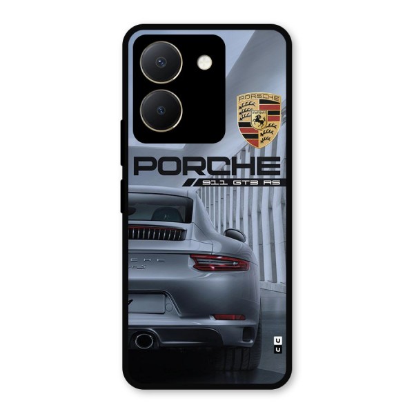 Classy Supercar Metal Back Case for Vivo Y36