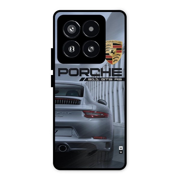 Classy Supercar Metal Back Case for Xiaomi 14 Pro