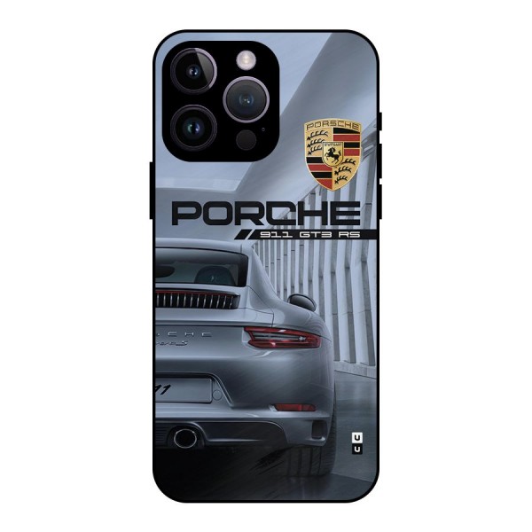 Classy Supercar Metal Back Case for iPhone 14 Pro Max