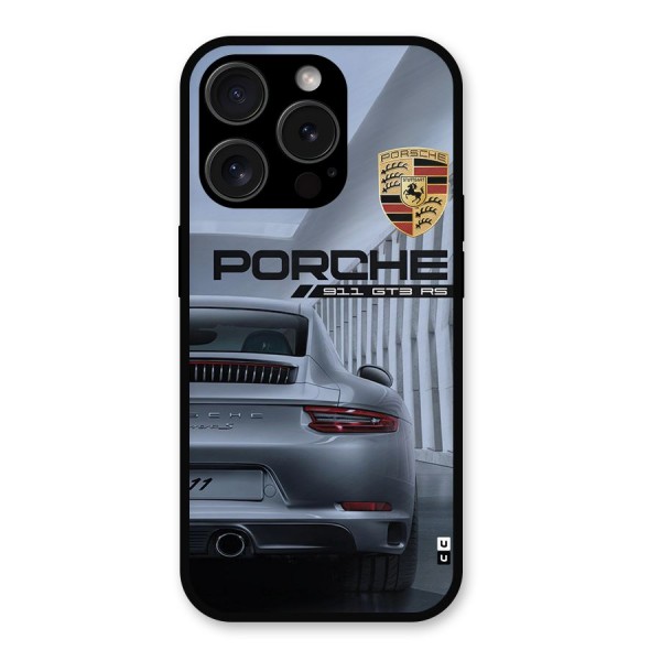 Classy Supercar Metal Back Case for iPhone 15 Pro