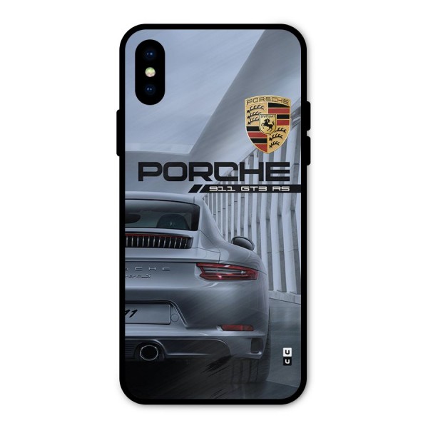 Classy Supercar Metal Back Case for iPhone X