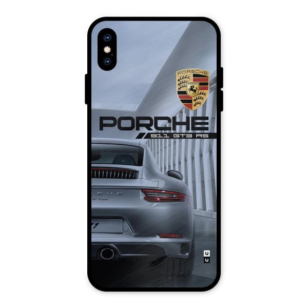 Classy Supercar Metal Back Case for iPhone XS Max