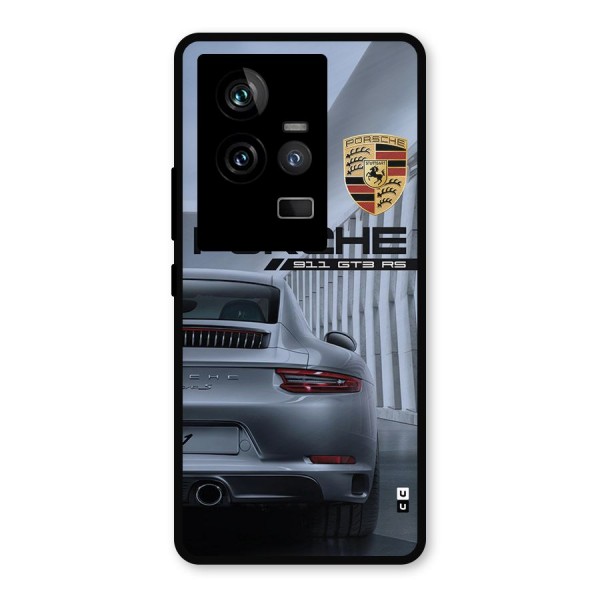 Classy Supercar Metal Back Case for iQOO 11 5G