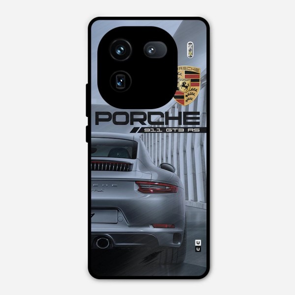 Classy Supercar Metal Back Case for iQOO 12