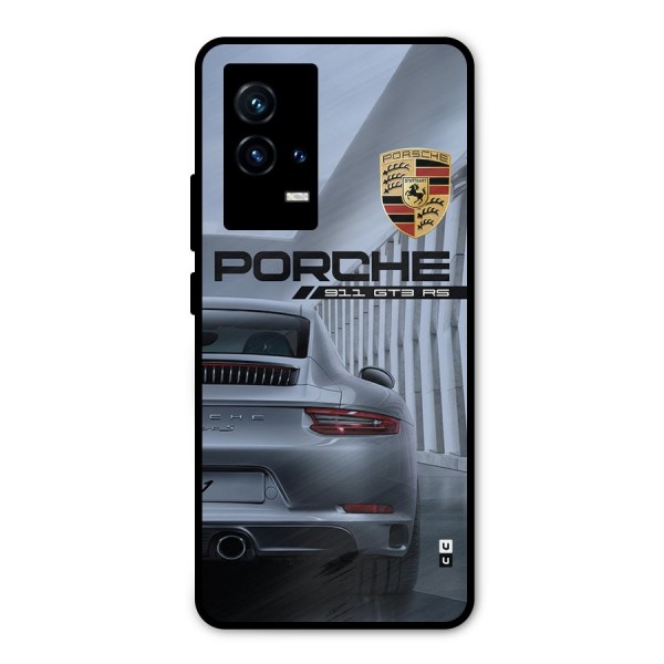 Classy Supercar Metal Back Case for iQOO 9 5G