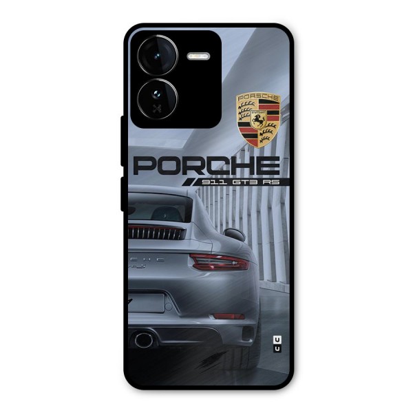 Classy Supercar Metal Back Case for iQOO Z9