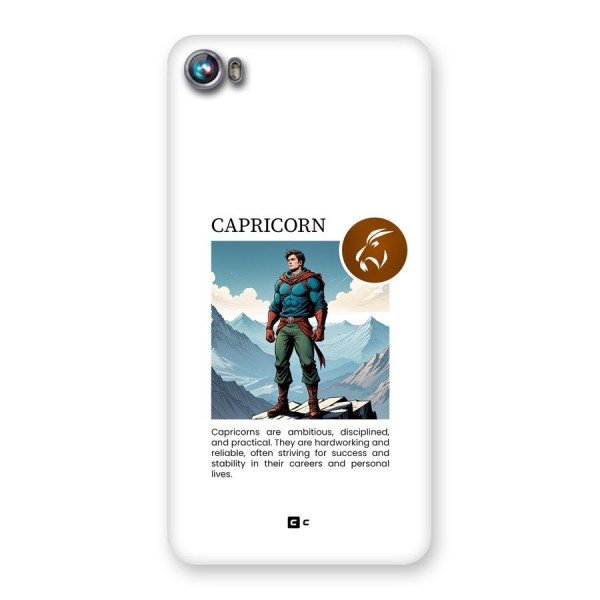 Clever Capricorn Back Case for Canvas Fire 4 (A107)