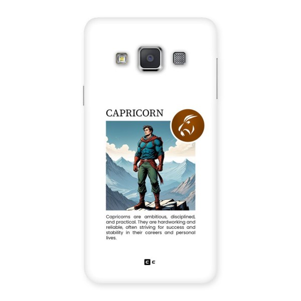 Clever Capricorn Back Case for Galaxy A3