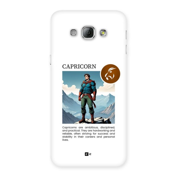 Clever Capricorn Back Case for Galaxy A8