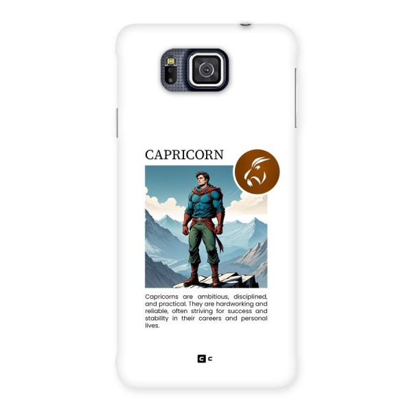 Clever Capricorn Back Case for Galaxy Alpha