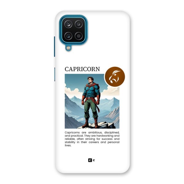 Clever Capricorn Back Case for Galaxy F12