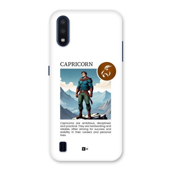 Clever Capricorn Back Case for Galaxy M01