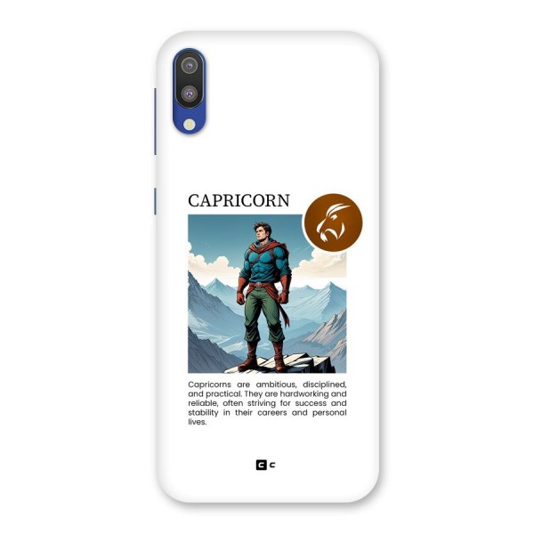 Clever Capricorn Back Case for Galaxy M10