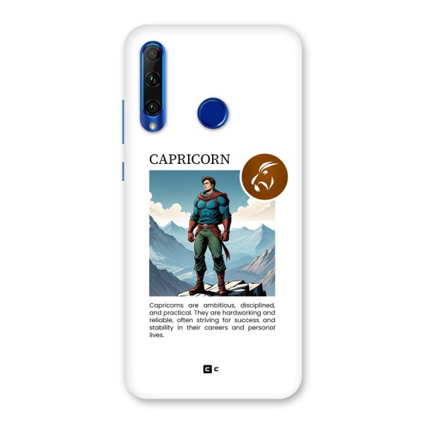 Clever Capricorn Back Case for Honor 20i
