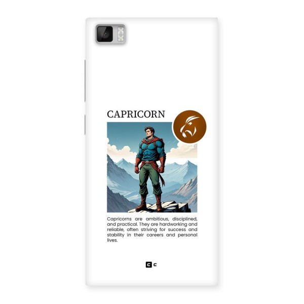 Clever Capricorn Back Case for Mi3