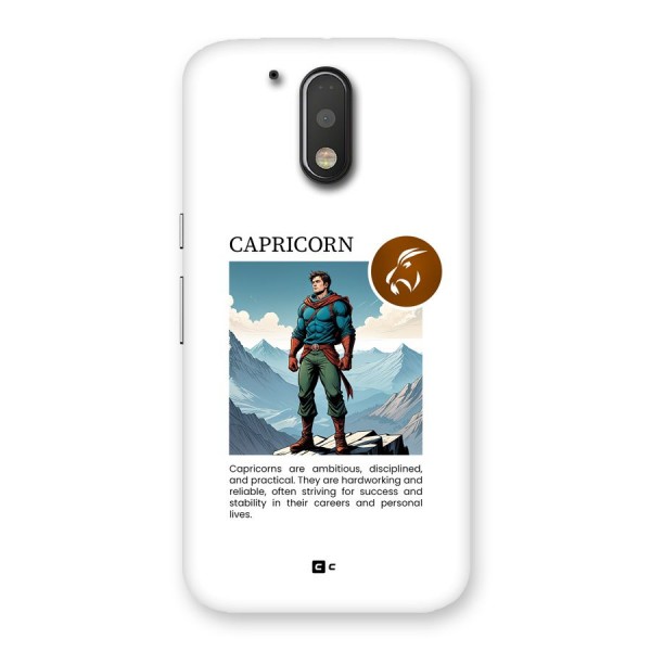 Clever Capricorn Back Case for Moto G4