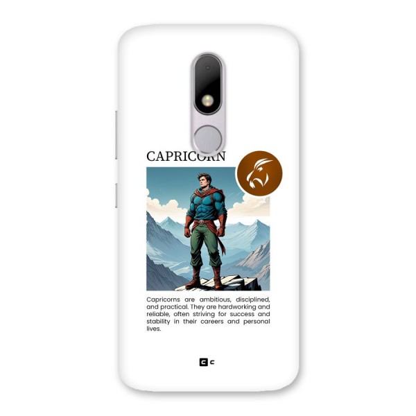 Clever Capricorn Back Case for Moto M