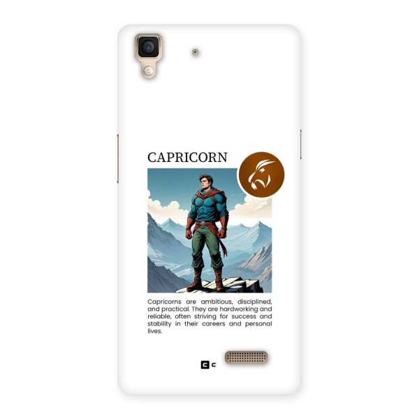 Clever Capricorn Back Case for Oppo R7