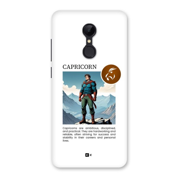 Clever Capricorn Back Case for Redmi 5