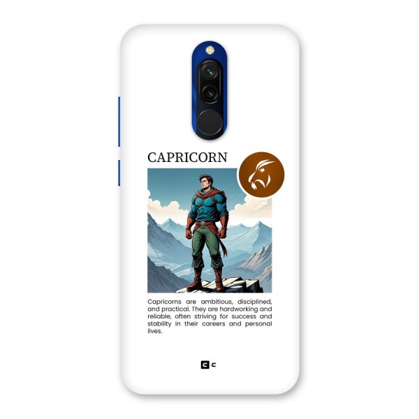 Clever Capricorn Back Case for Redmi 8