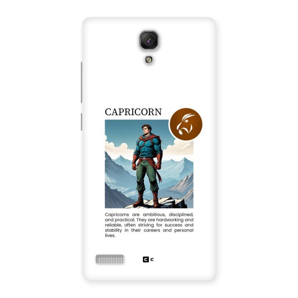 Clever Capricorn Back Case for Redmi Note