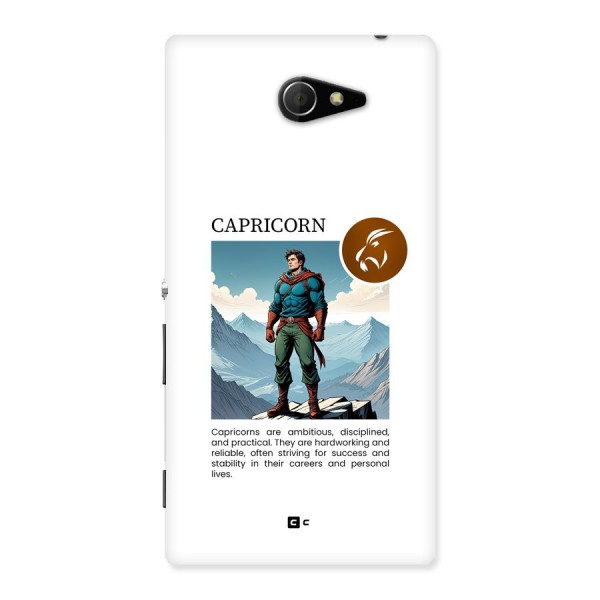 Clever Capricorn Back Case for Xperia M2