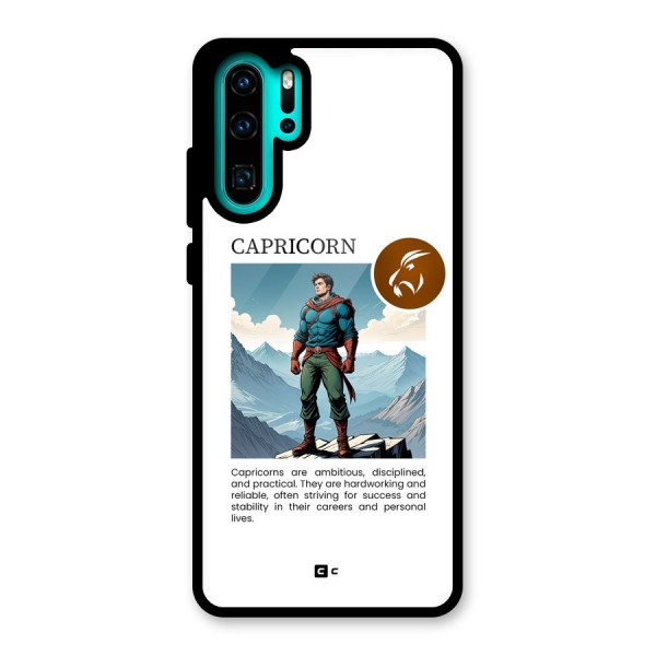 Clever Capricorn Glass Back Case for Huawei P30 Pro