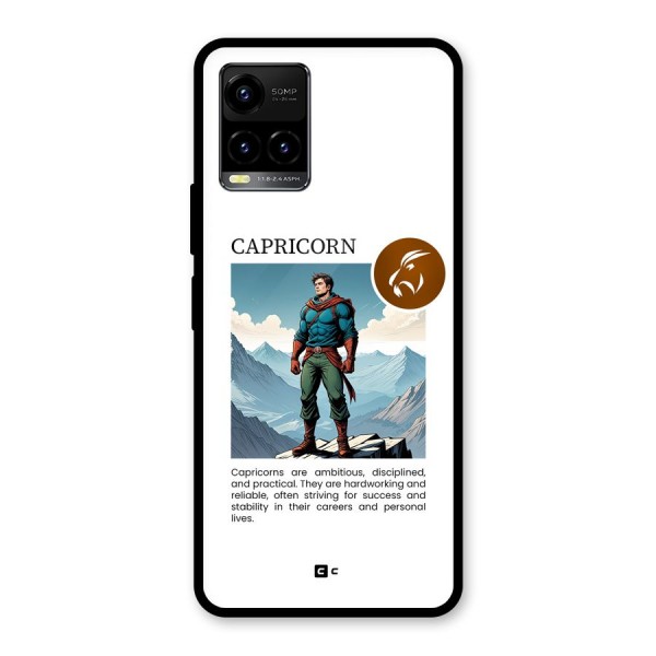 Clever Capricorn Glass Back Case for Vivo Y21T