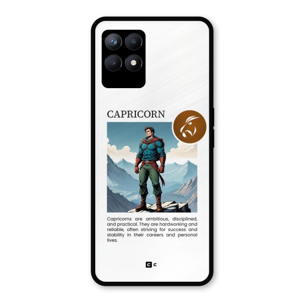 Clever Capricorn Metal Back Case for Realme Narzo 50