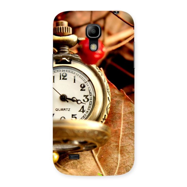 Clock And Cherry Back Case for Galaxy S4 Mini