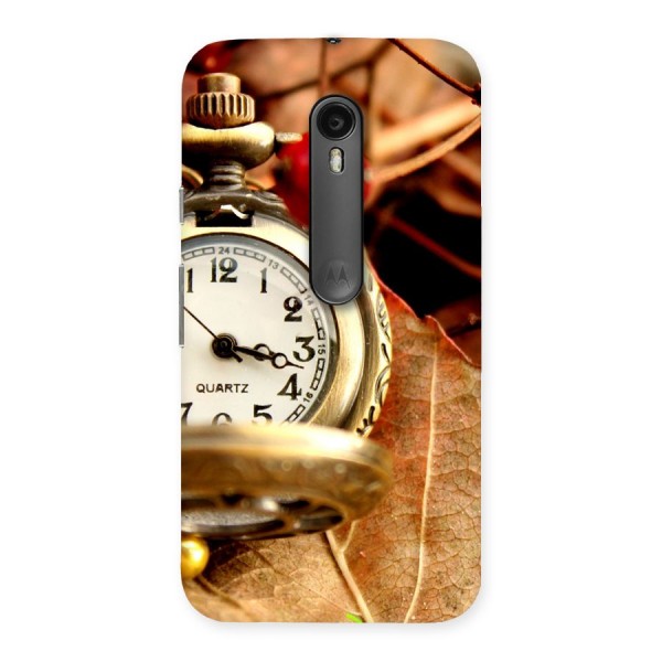 Clock And Cherry Back Case for Moto G3