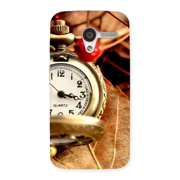 Clock And Cherry Back Case for Moto X