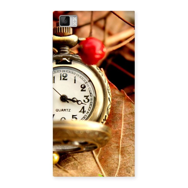 Clock And Cherry Back Case for Xiaomi Mi3