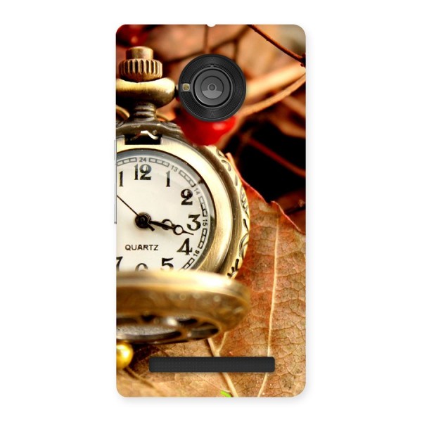 Clock And Cherry Back Case for Yu Yuphoria