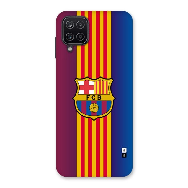 Club Barcelona Glass Back Case for Galaxy A12